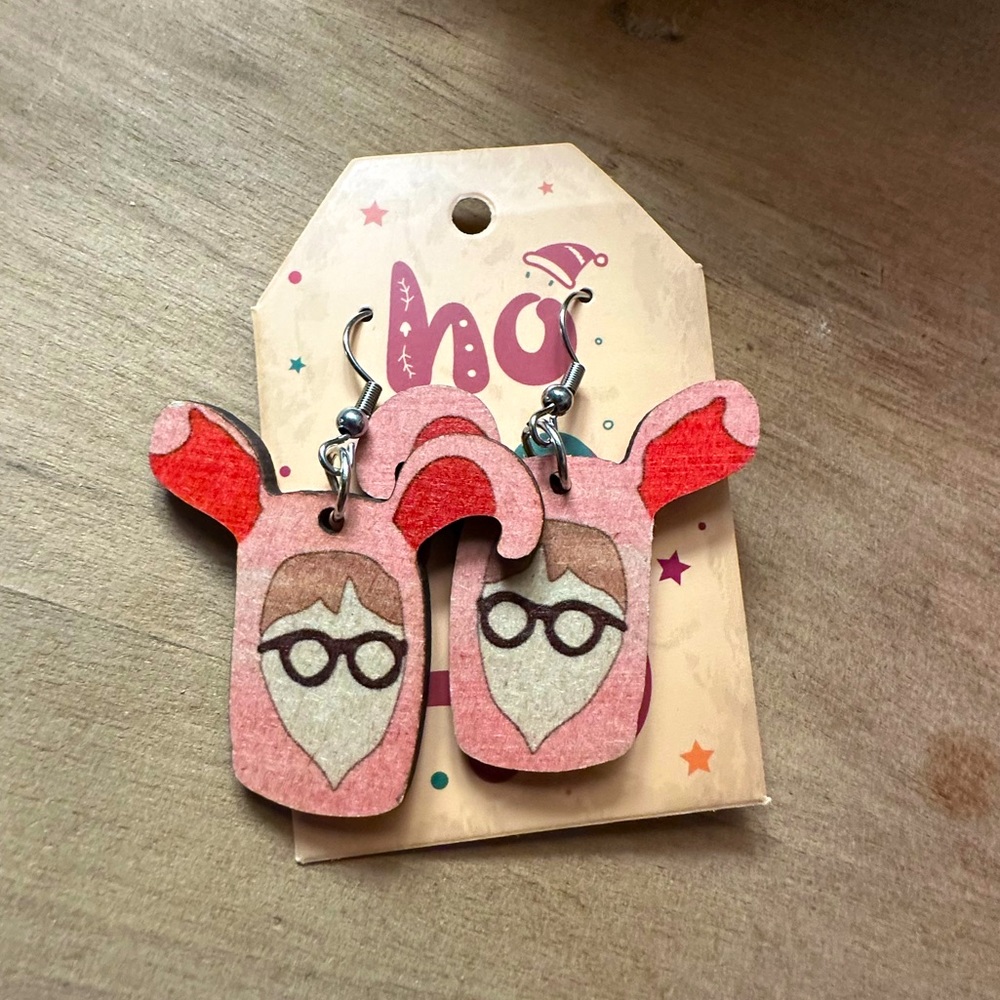 Novelty “A Christmas Story” earrings